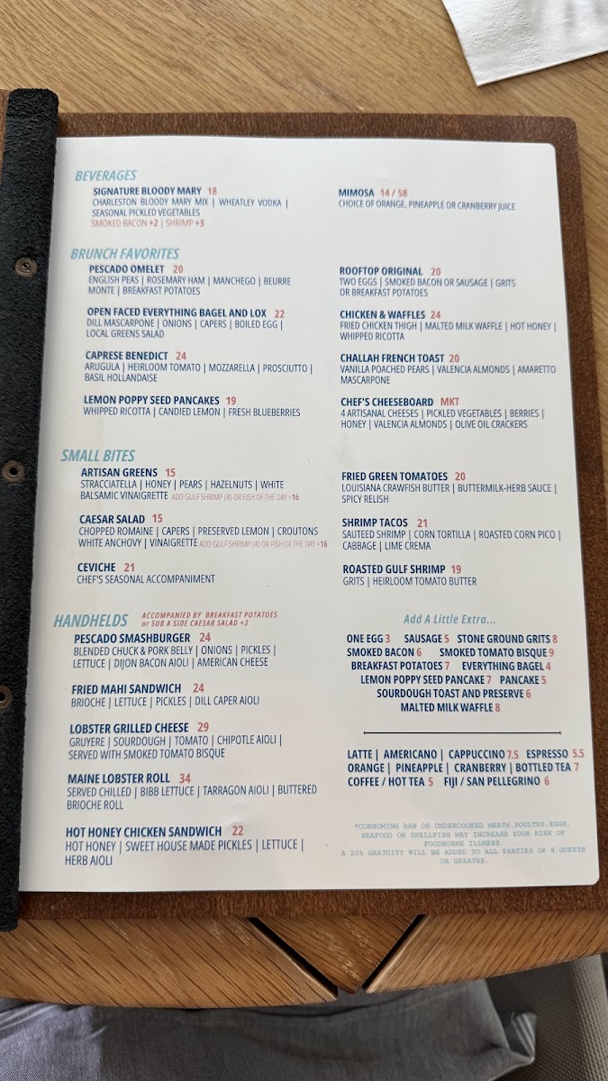 Pescado Seafood Grill & Rooftop Bar Menu - Image 4